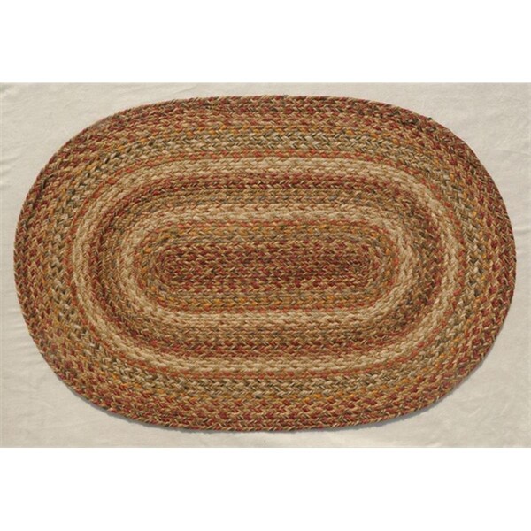 Homespice Decor Harvest Hudson Jute Braided Rugs - Oval 501073 - main